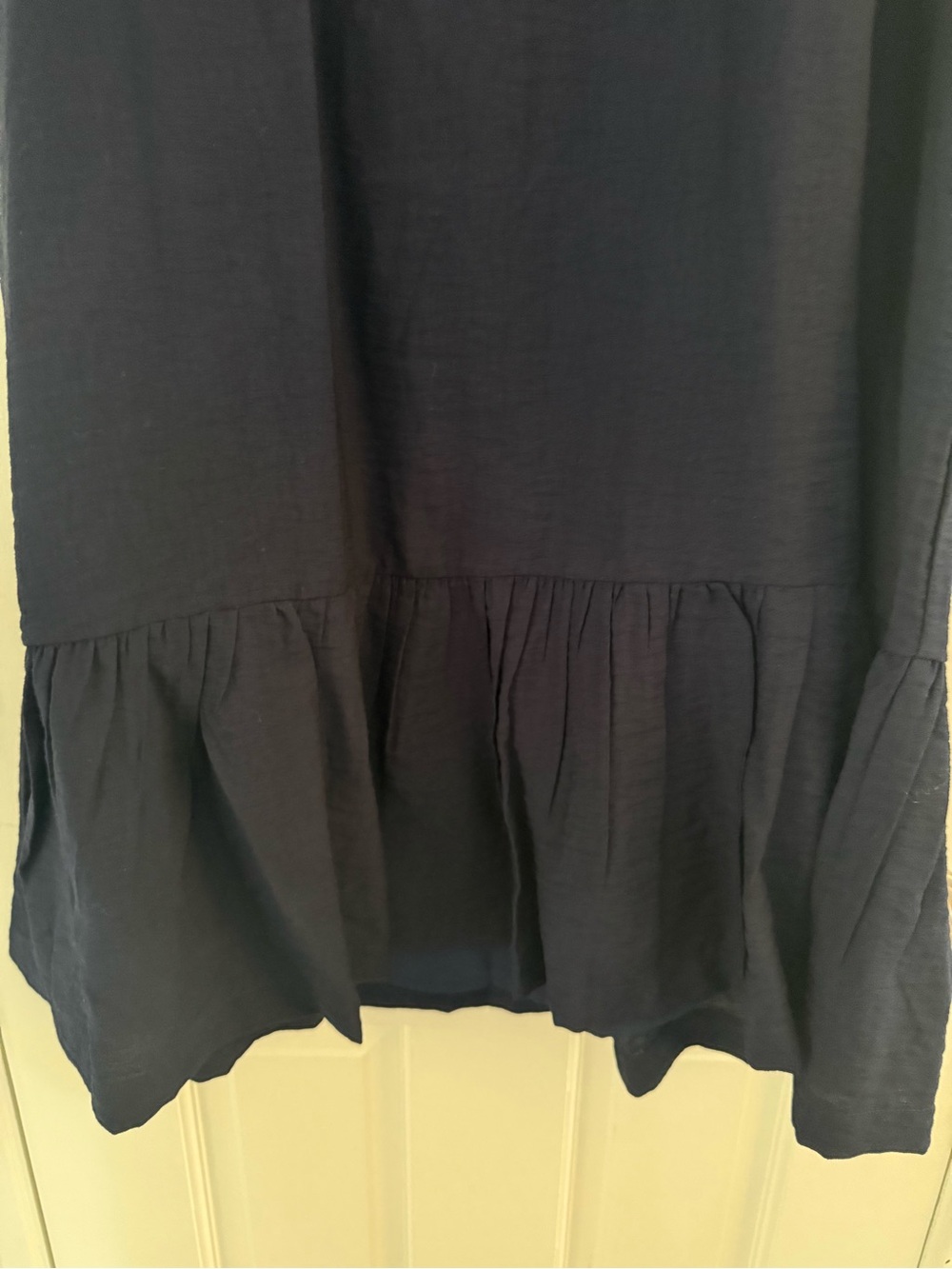 CeCe Navy Ruffle Sleeve Swing Dress - Picture 5 of 5